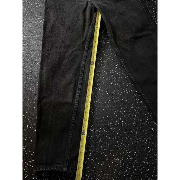 Vintage 90s Womens Levi's 550 Tapered Leg Fit Black Jeans Sz14 Made USA (31x30) - Picture 4 of 7